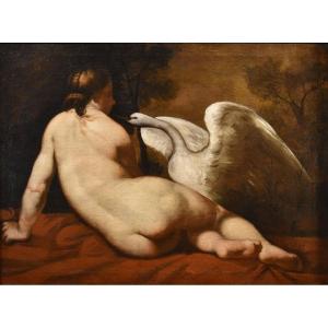 Leda e il cigno, Pittore francese della fine XVIII- inizi XIX secolo