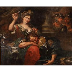Sansone e Dalila, Antonio Molinari (Venezia, 1655 - 1704) Attribuibile
