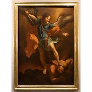 L’Arcangelo Michele, Guido Reni (Bologna 1575 - 1642) Seguace di