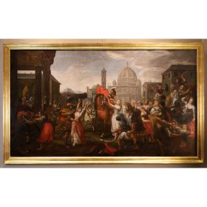 Il Ratto delle Sabine, Vincent Malò (Cambrai, 1595/1600 circa - Roma, 1649)