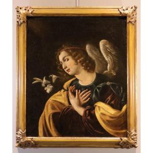 L’angelo annunciante, Lucrina Fetti (Roma, 1590 circa – Mantova, 1673)