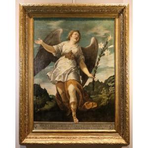 L’angelo annunciante, Bartolomé Román (Montoro, 1587 c. – Madrid, 1647)
