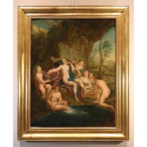 Diana al bagno con le Ninfe, Antoine Coypel (Parigi, 1661 - 1722) cerchia