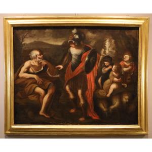 Erminia tra i pastori, Stefano Magnasco (Genova, 1635 – 1673) Bottega