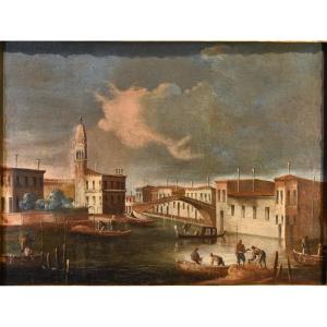 Francesco Tironi (Venezia, circa 1745 - 1797), Veduta di Venezia con la Chiesa di S. Geremia