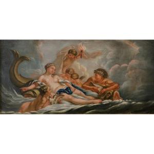 Venere sulle acque, Francois Boucher (Parigi, 1703 - 1770) cerchia