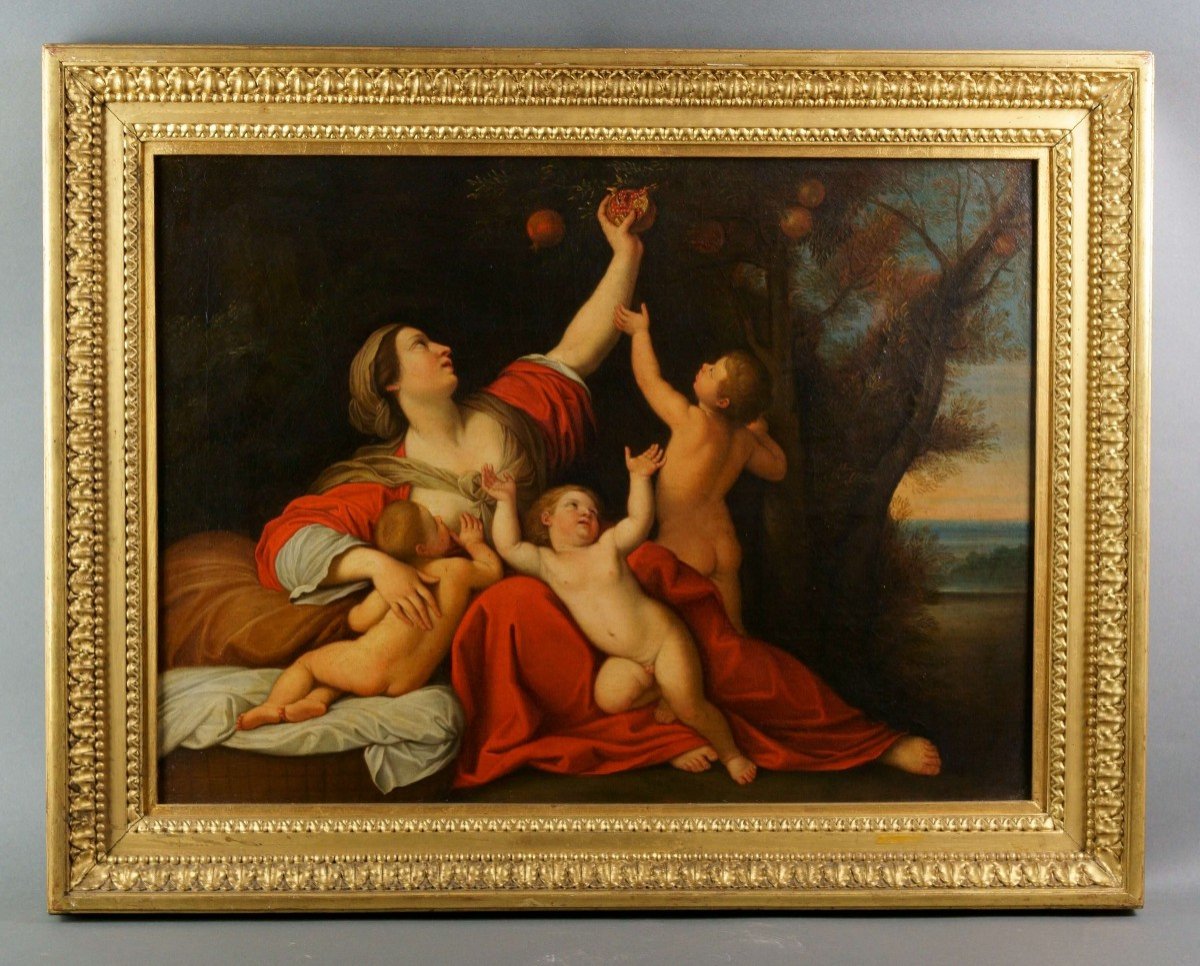 "Allegoria della fecondità" da Francesco Albani, sec. XVIII-photo-2