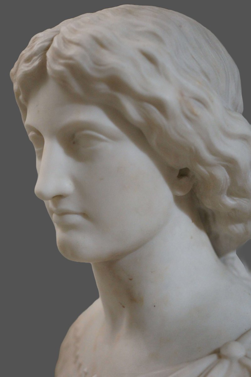 Edward William Physick (1774-1862) Busto in Marmo Neoclassico -photo-3