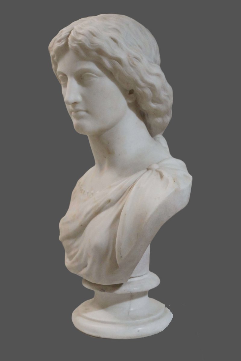 Edward William Physick (1774-1862) Busto in Marmo Neoclassico -photo-4