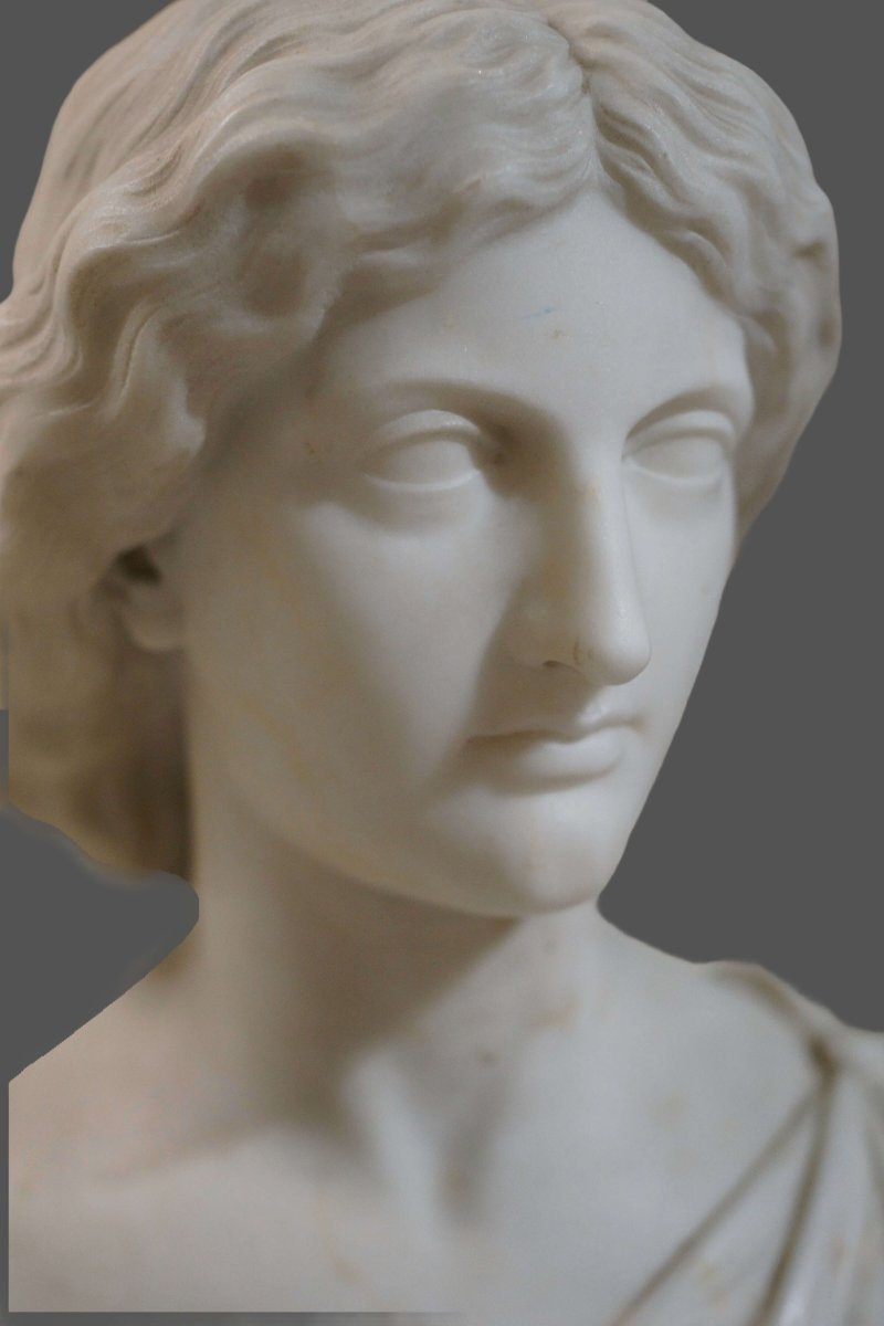 Edward William Physick (1774-1862) Busto in Marmo Neoclassico -photo-1