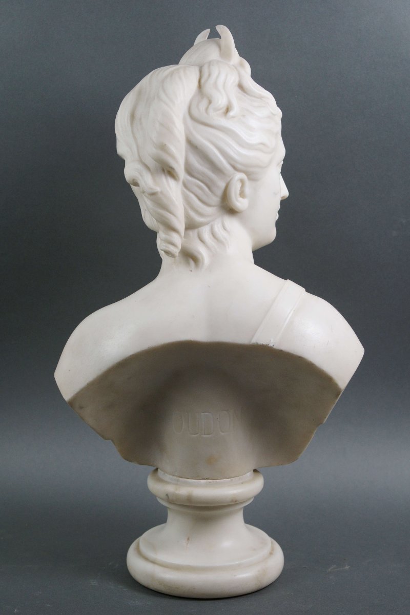 Busto in Marmo Diana XIX secolo-photo-3