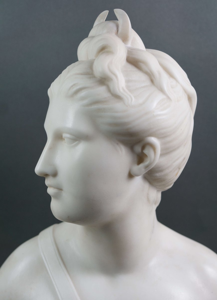 Busto in Marmo Diana XIX secolo-photo-1