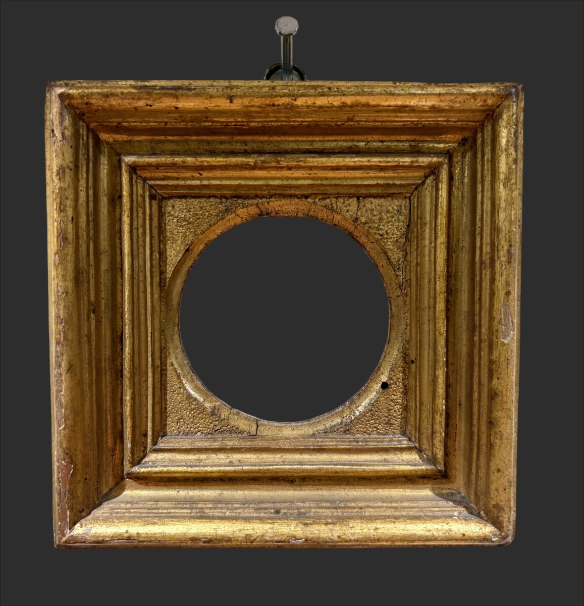 Cornice da Collezione Legno Scolpito e Dorato Italia XVIII secolo
