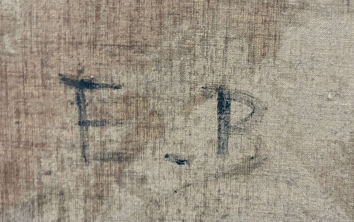 Ritratto di Elegante Art Deco Monogrammato EB e datato 1931-photo-4