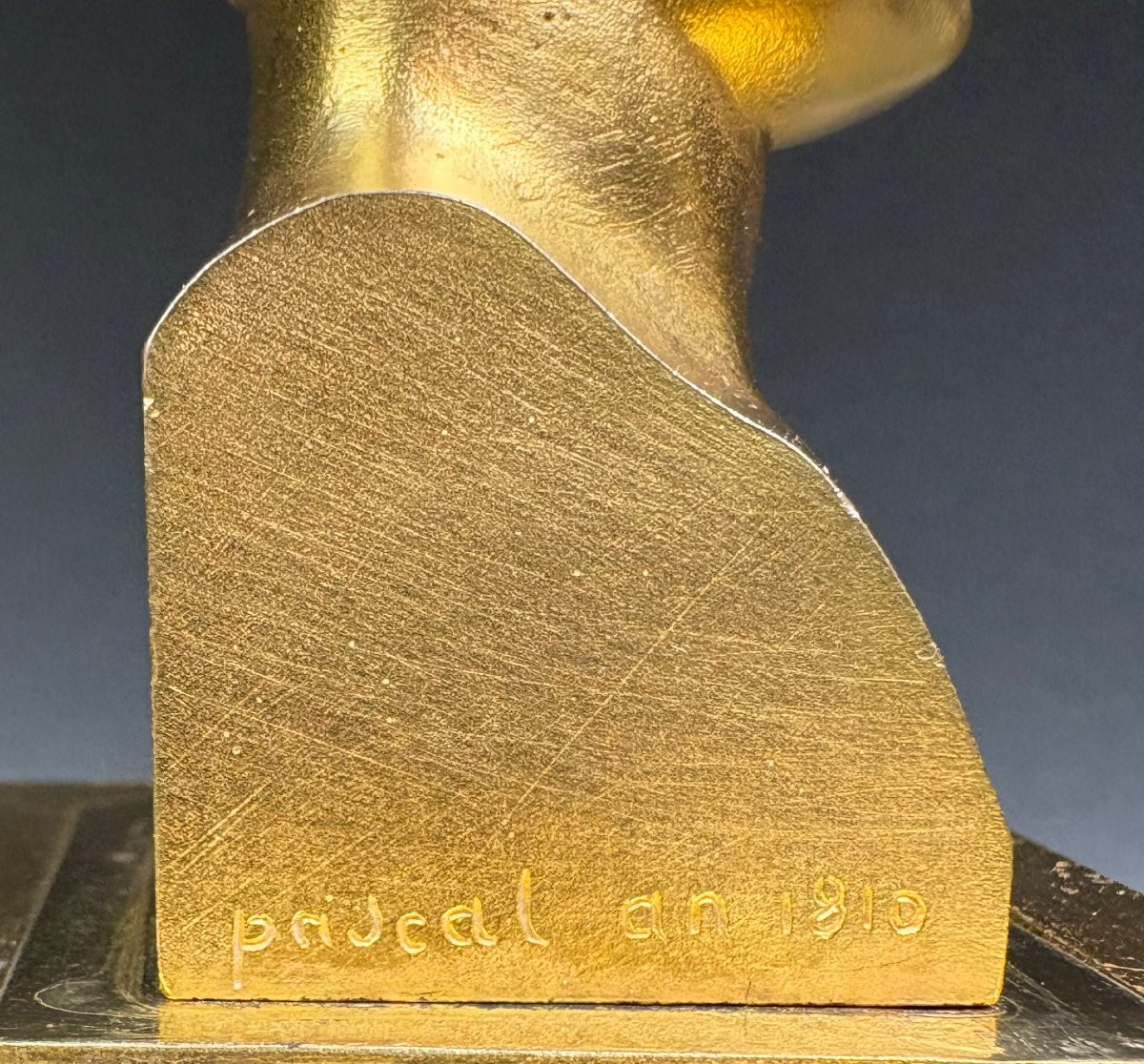Busto di Napoleone I in Bronzo Dorato a Ormolu epoca Impero-photo-5
