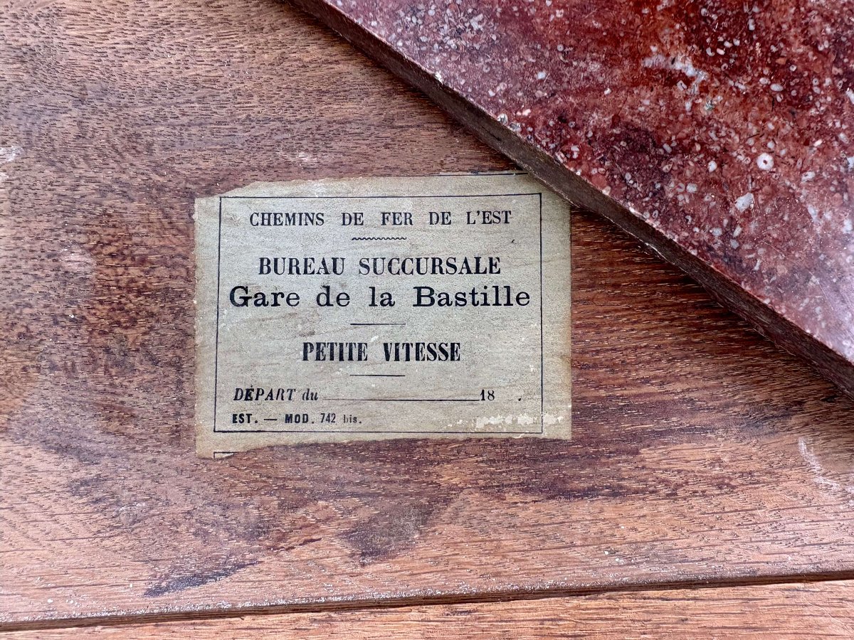 Cassettone Francese in Marqueterie  stile Luigi XV epoca Napoleone III-photo-5