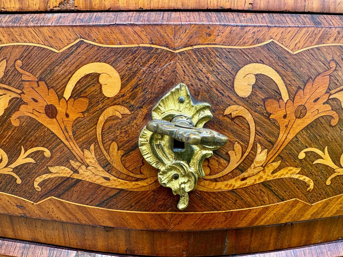 Cassettone Francese in Marqueterie  stile Luigi XV epoca Napoleone III-photo-8