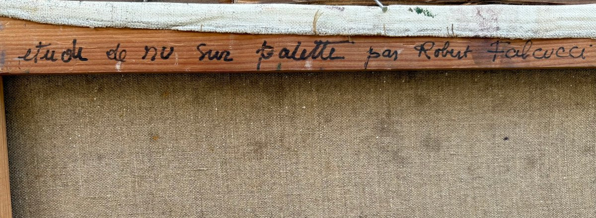 Robert Falcucci (1900-1989) Studio di Nudo Femminile Scuola Francese del XX-photo-4