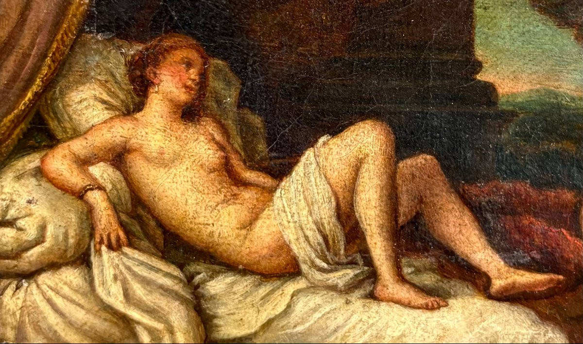 Scuola Italiana del XVIII secolo, "Danae" dopo Tiziano-photo-1