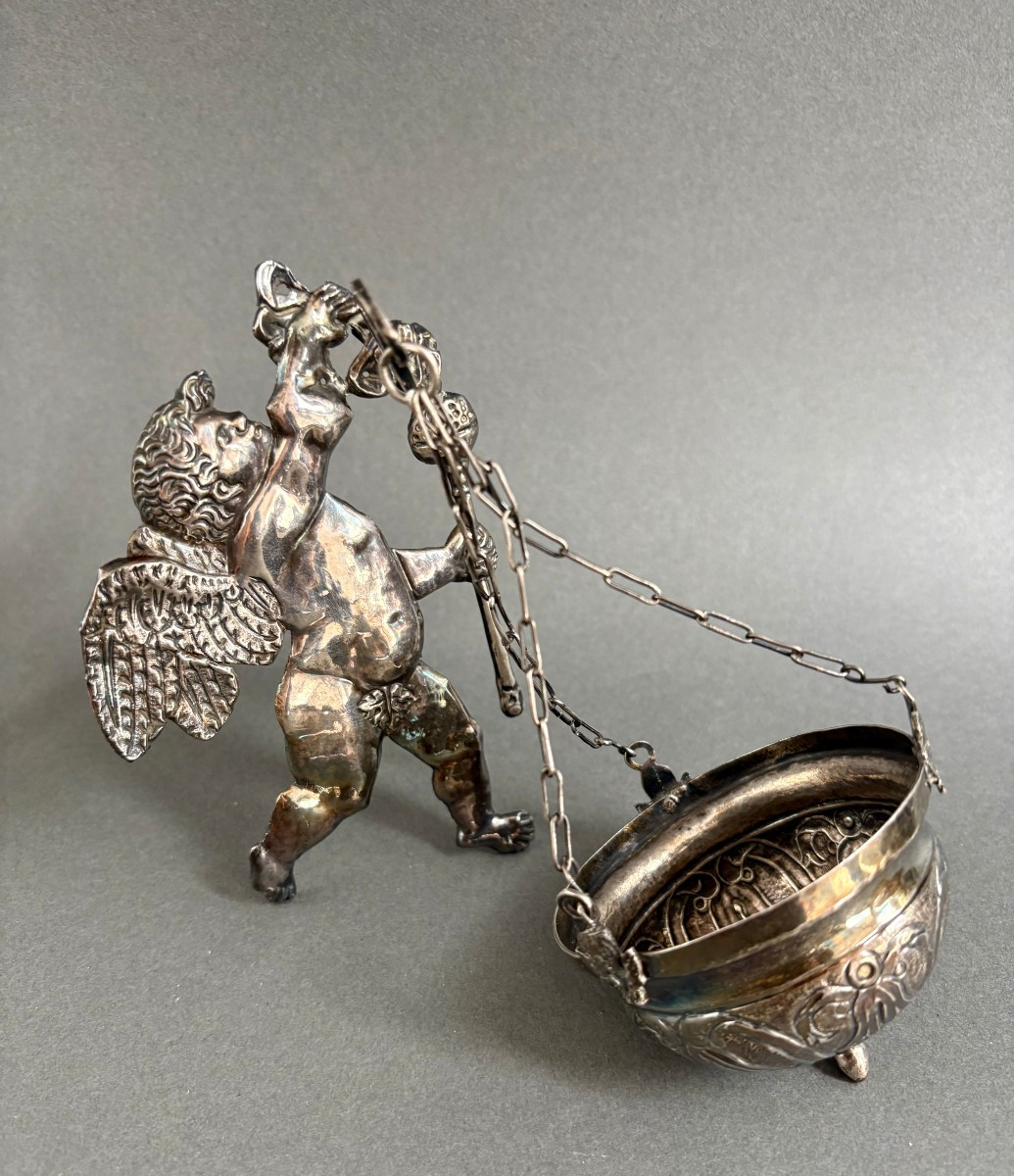 Acquasantiera in Argento Italia fine XVIII secolo