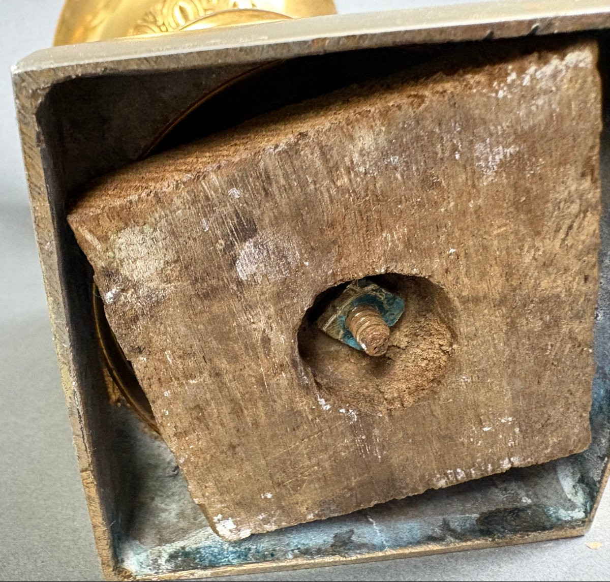 Coppia di Vasche Coppe in Bronzo Dorato epoca Impero circa 1810-photo-5