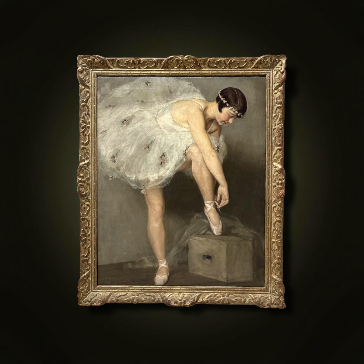 Auguste LEROUX (1871-1954) Ballerina dell'Opera Ritratto-photo-2