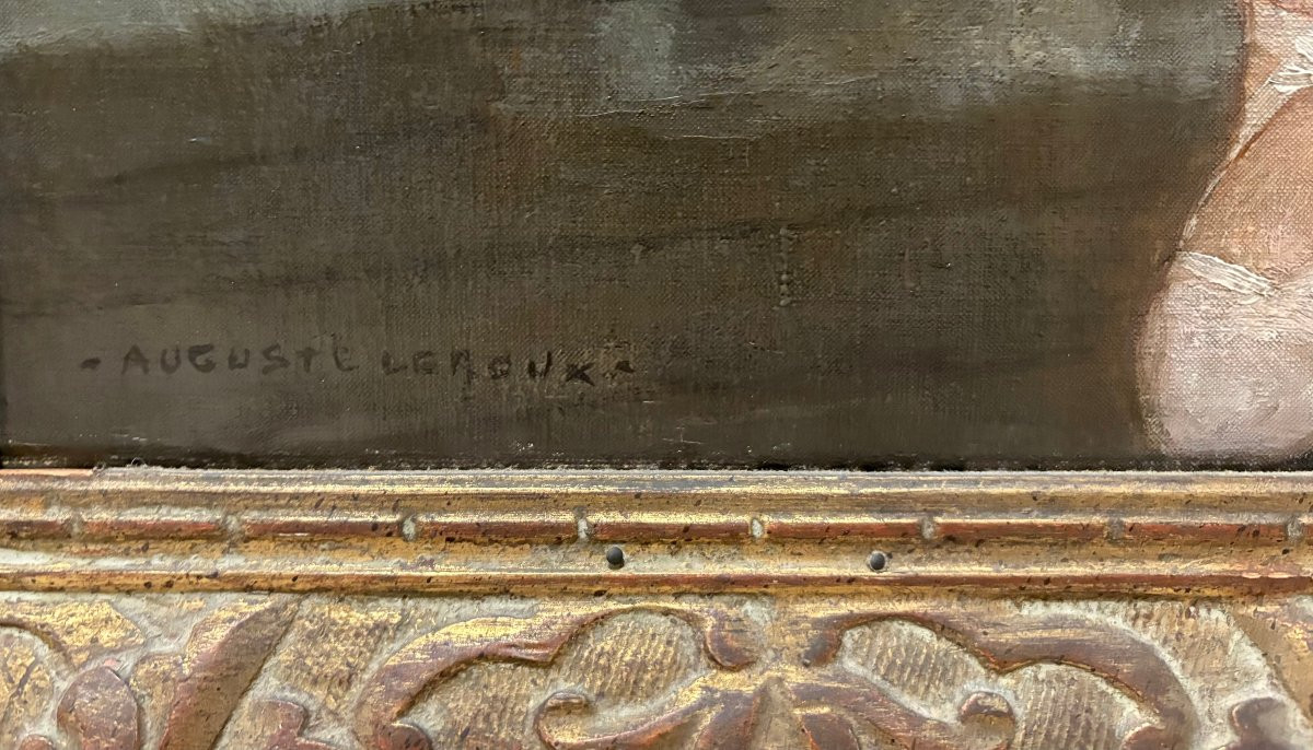 Auguste LEROUX (1871-1954) Ballerina dell'Opera Ritratto-photo-3