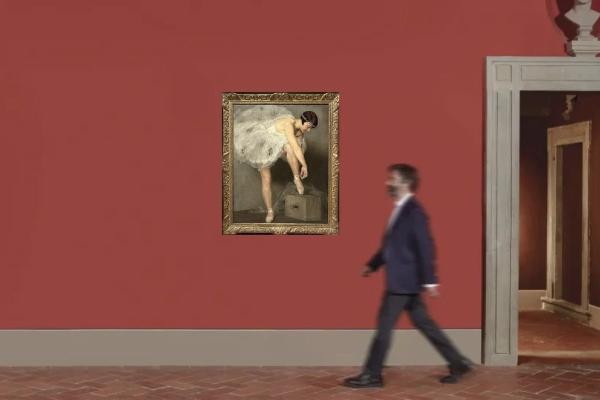 Auguste LEROUX (1871-1954) Ballerina dell'Opera Ritratto-photo-8