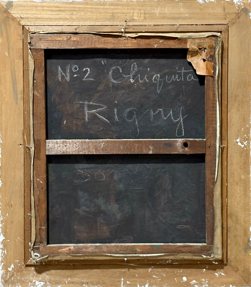 Alfred RIGNY (1888-1955) "Chiquita" Ritratto di Ragazza Modernismo Francese inizio XX-photo-5