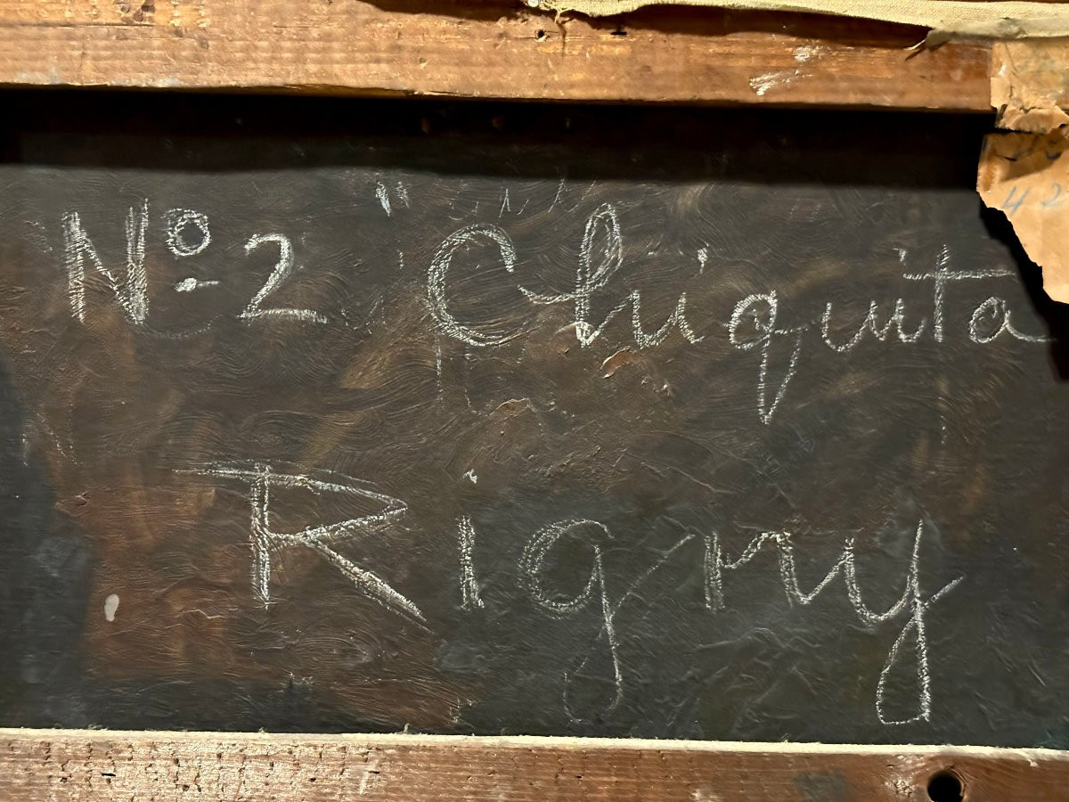 Alfred RIGNY (1888-1955) "Chiquita" Ritratto di Ragazza Modernismo Francese inizio XX-photo-6