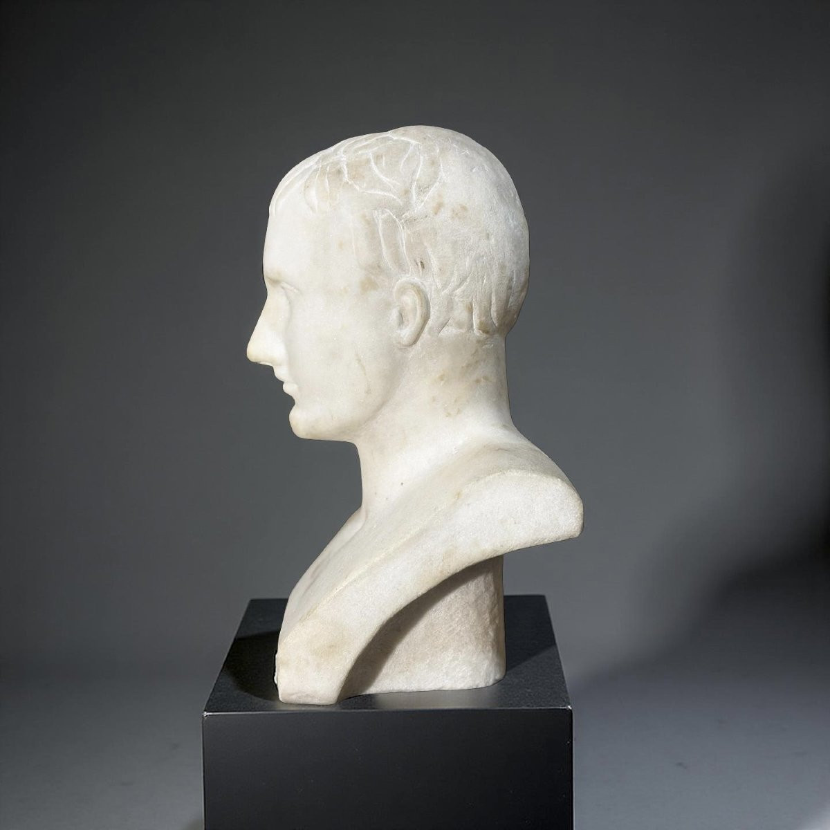 Busto in Marmo dell'Imperatore Napoleone I XIX secolo-photo-3