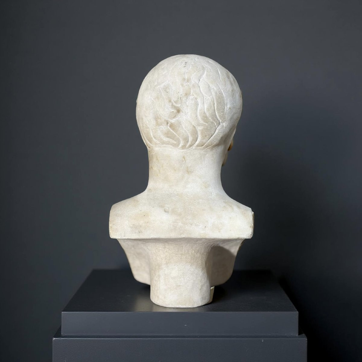 Busto in Marmo dell'Imperatore Napoleone I XIX secolo-photo-2