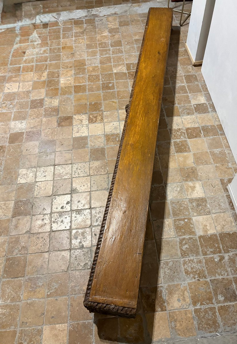 Imponente Predella Barocca in Legno Dorato XVII secolo-photo-7