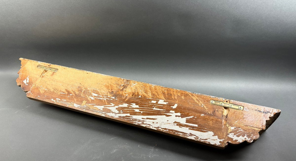 Grande Mensola in Legno Dorato Neorinascimentale XIX secolo-photo-2