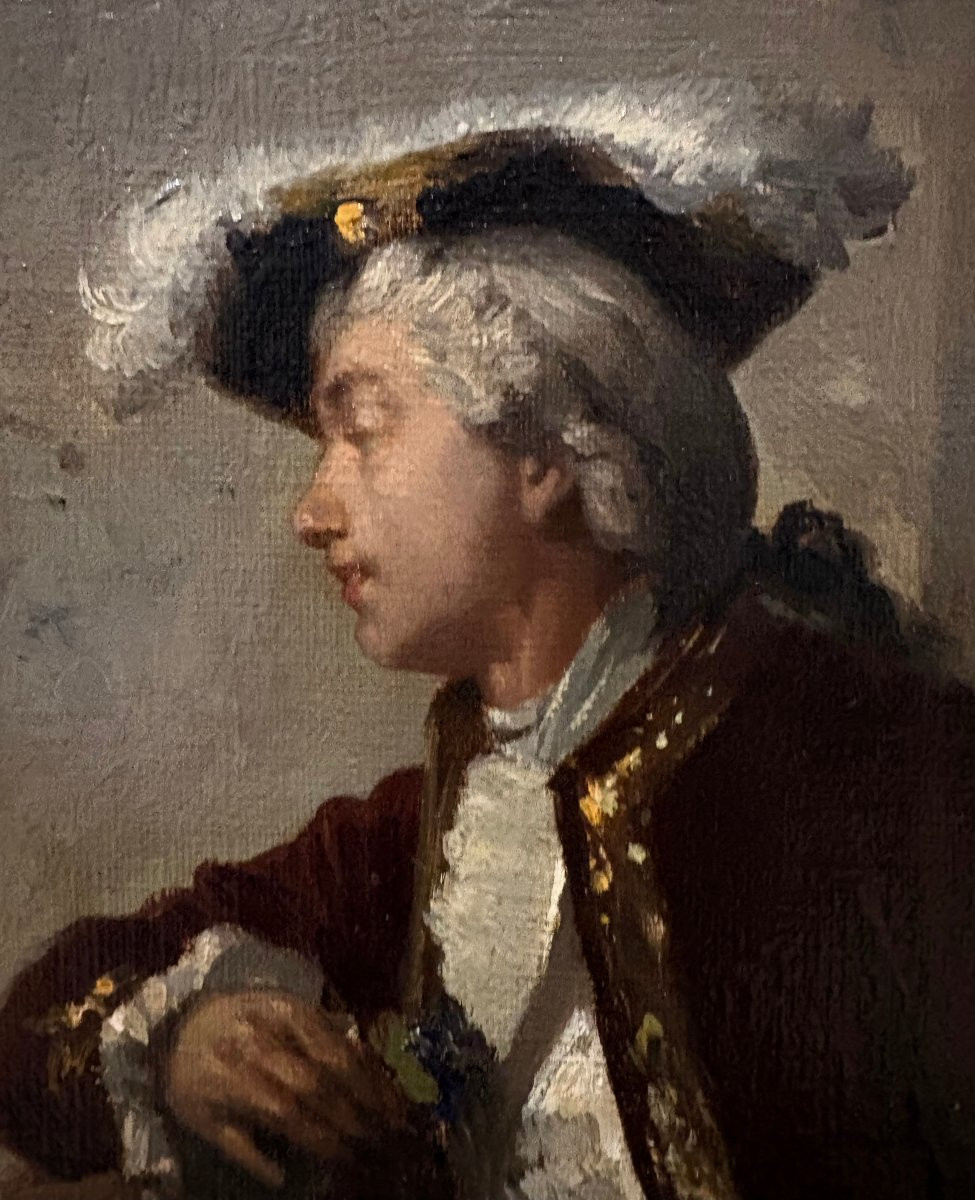 Victor Gabriel Gilbert (1847-1935) “Il corteggiamento”-photo-4