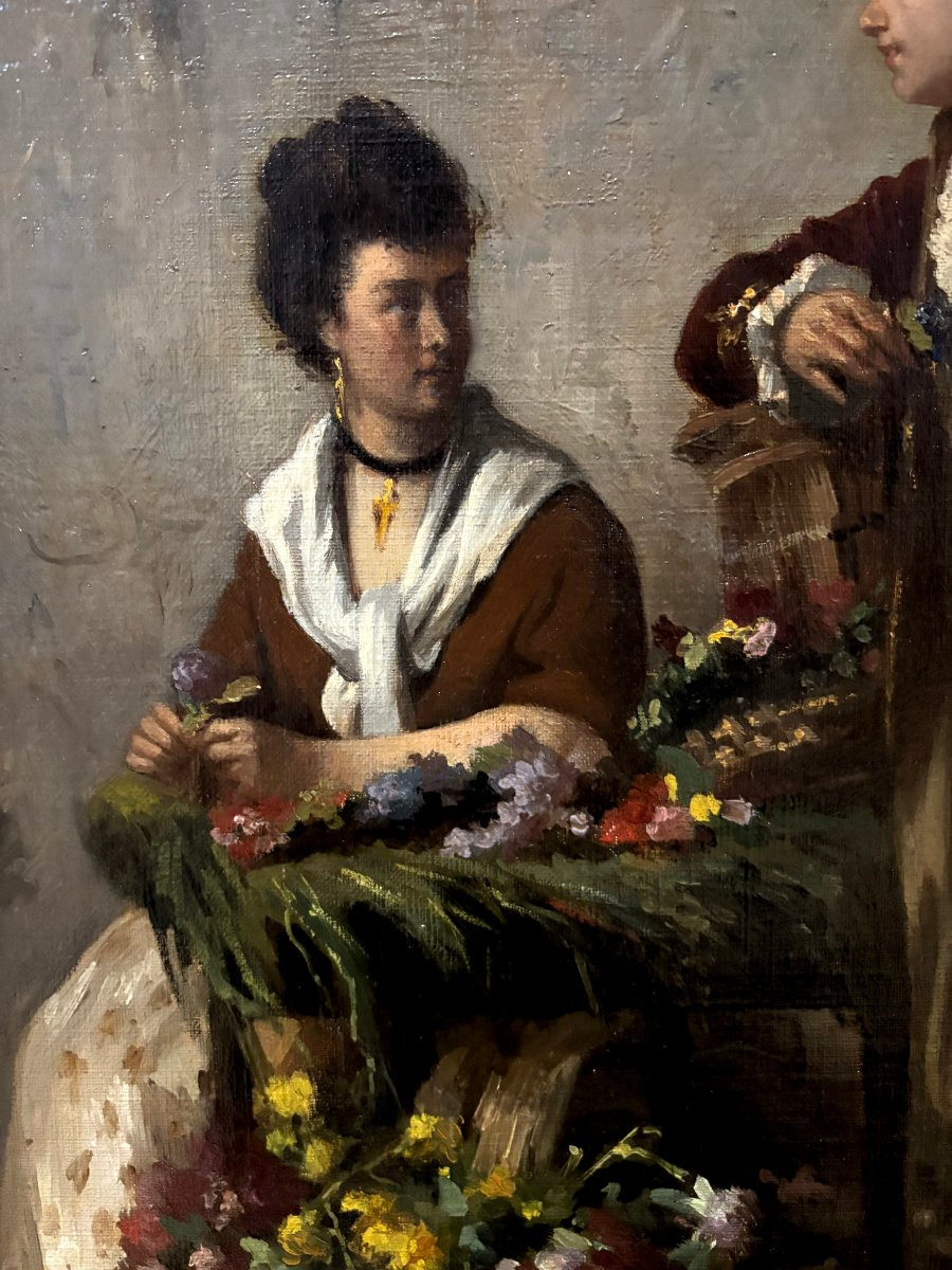 Victor Gabriel Gilbert (1847-1935) “Il corteggiamento”-photo-1