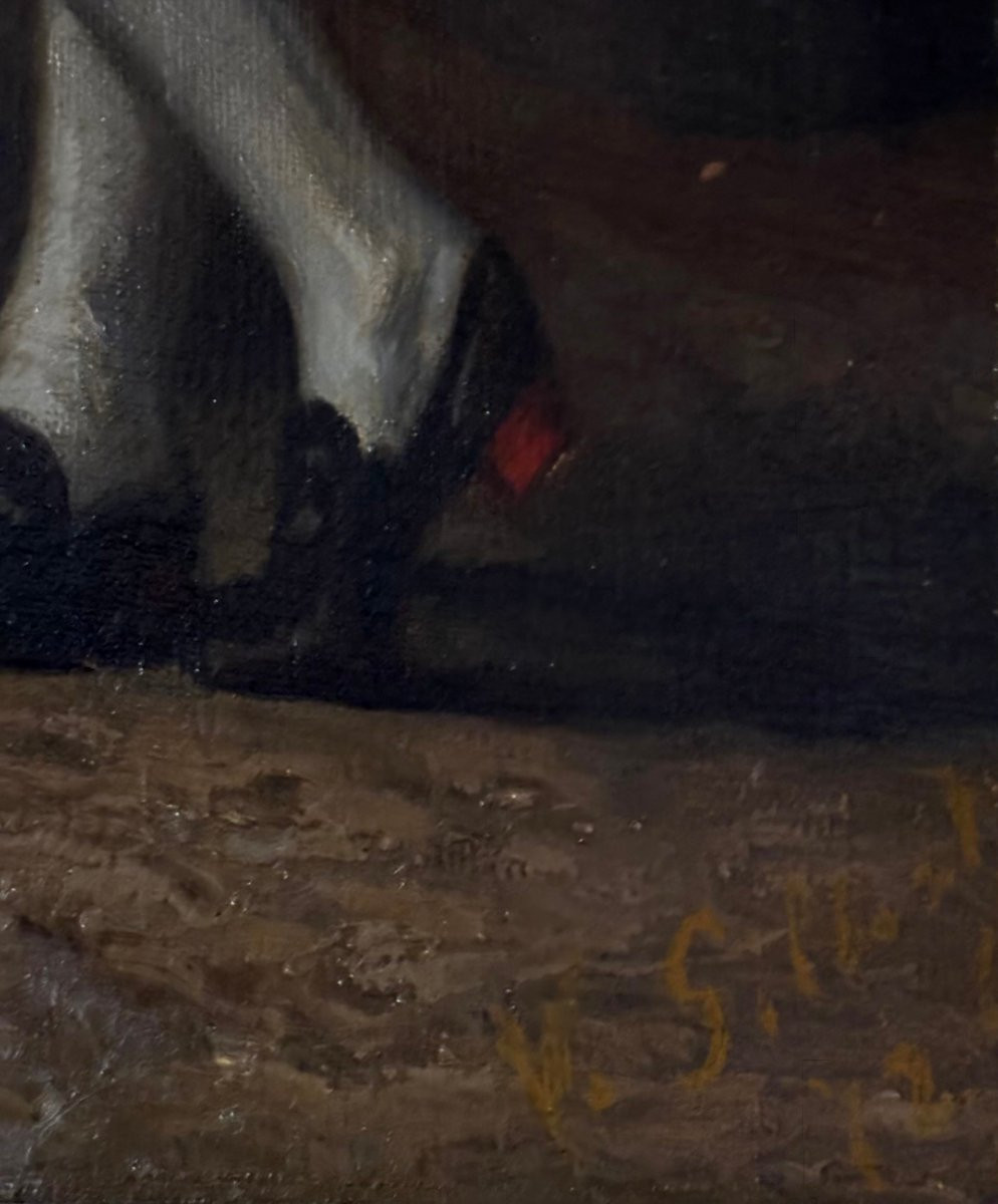 Victor Gabriel Gilbert (1847-1935) “Il corteggiamento”-photo-7