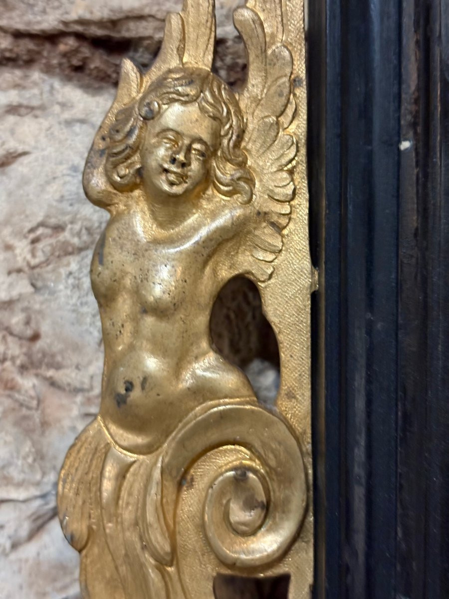 Cornice Grand Tour  Pietre dure e Bronzo Dorato, Roma, XVIII secolo-photo-4