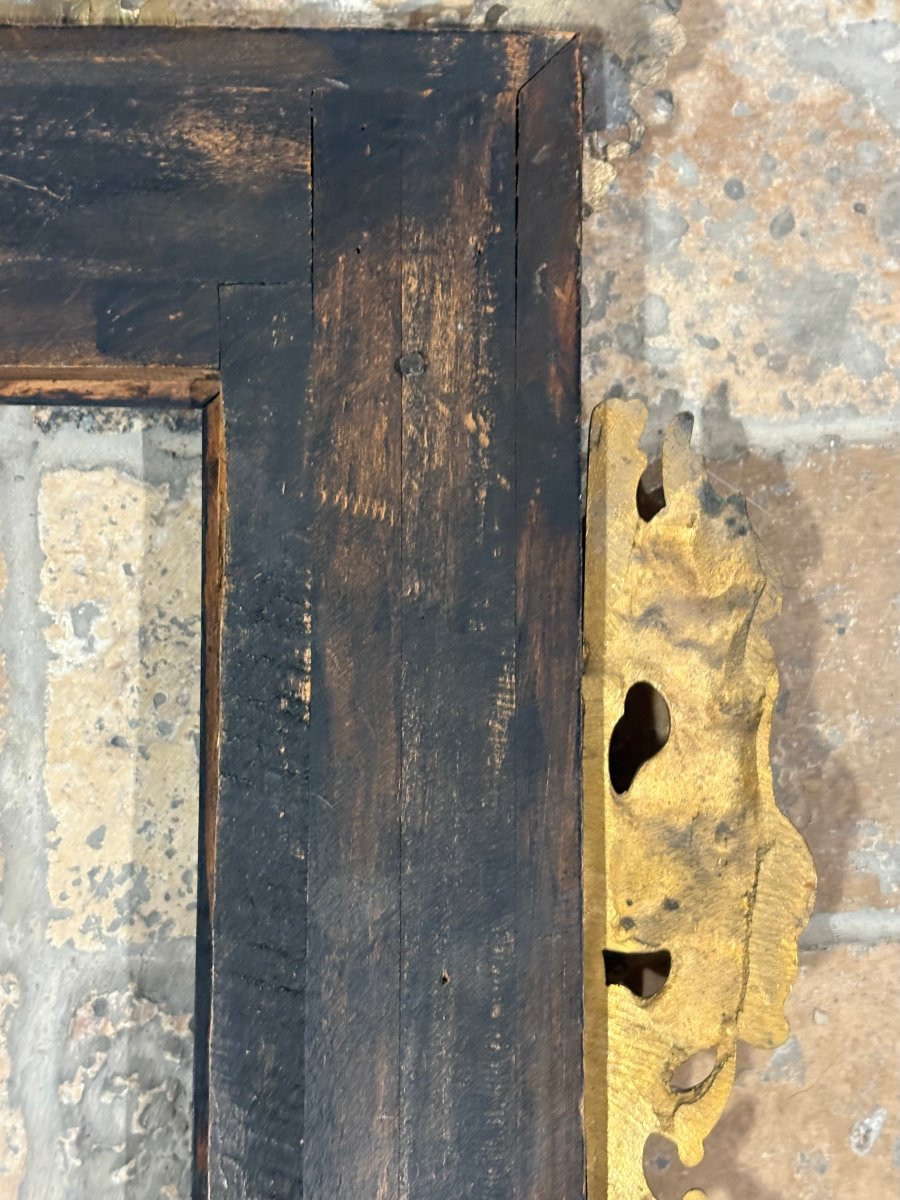 Cornice Grand Tour  Pietre dure e Bronzo Dorato, Roma, XVIII secolo-photo-8