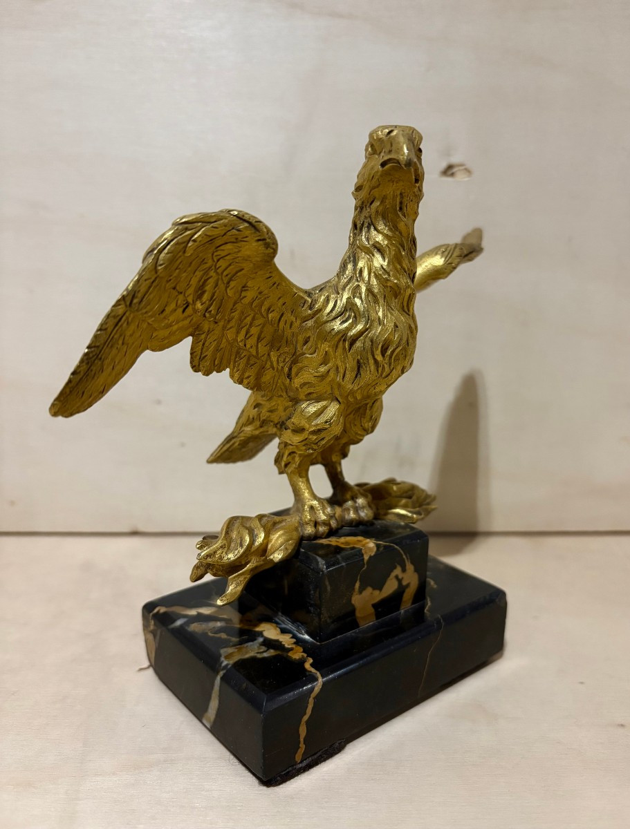 Aquila in Bronzo Dorato Napoleone III XIX secolo