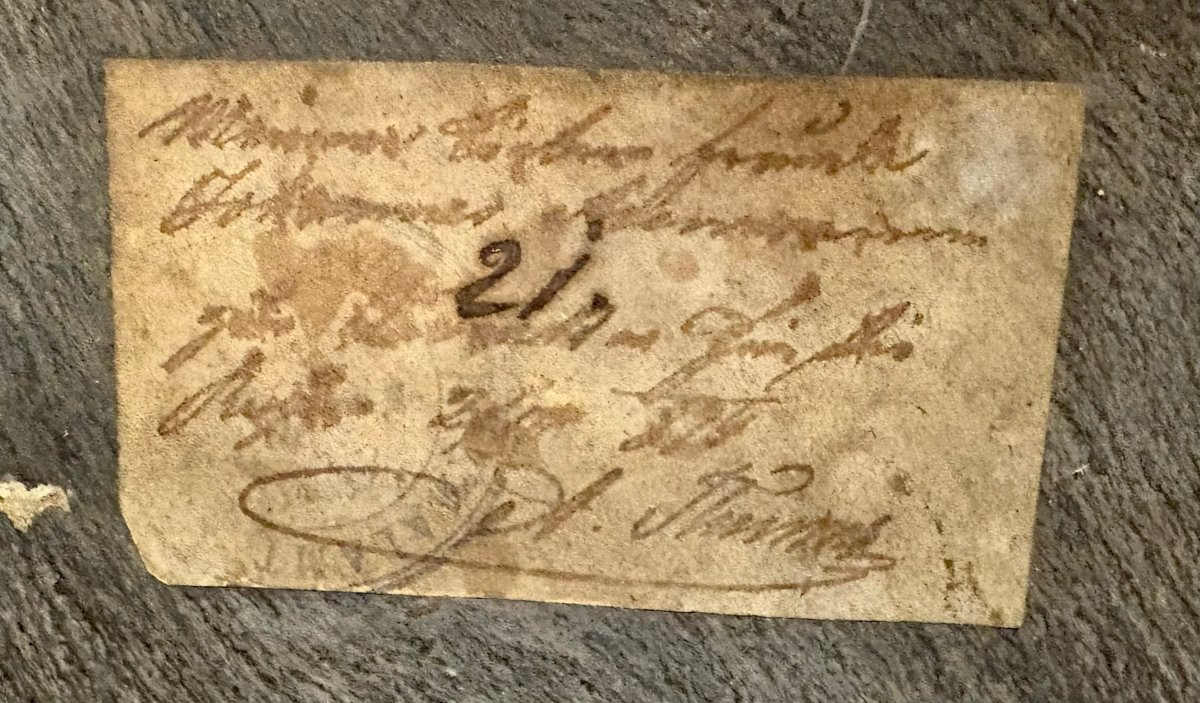 Pittura su Ardesia inizio XVII secolo Scuola Veneta "Tarquinio e Lucrezia" -photo-7