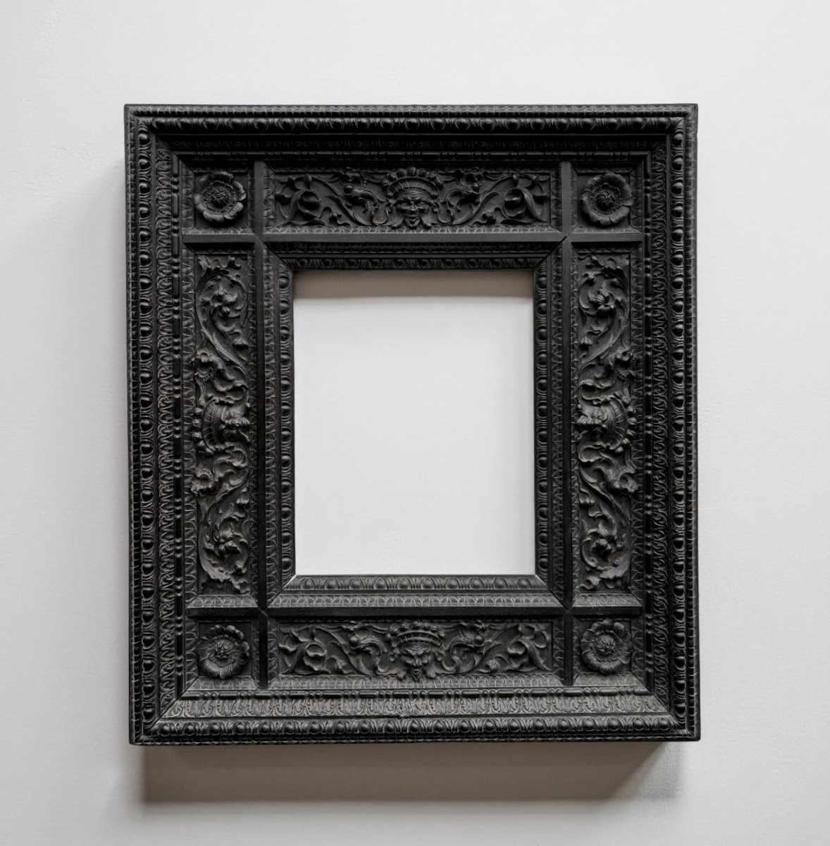 Cornice in Ebano Lombarda Neorinascimentale a Mascheroni XIX