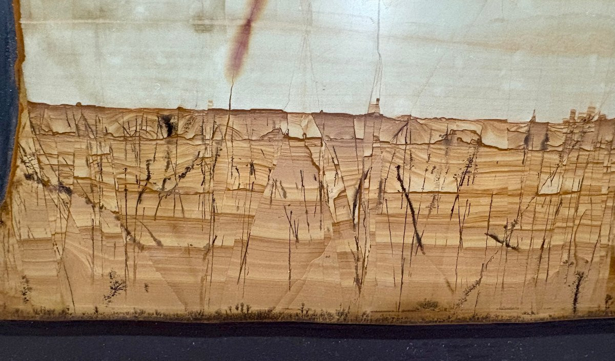 Placca di Pietra Paesina Grand Tour epoca Luigi XVI XVIII secolo-photo-1