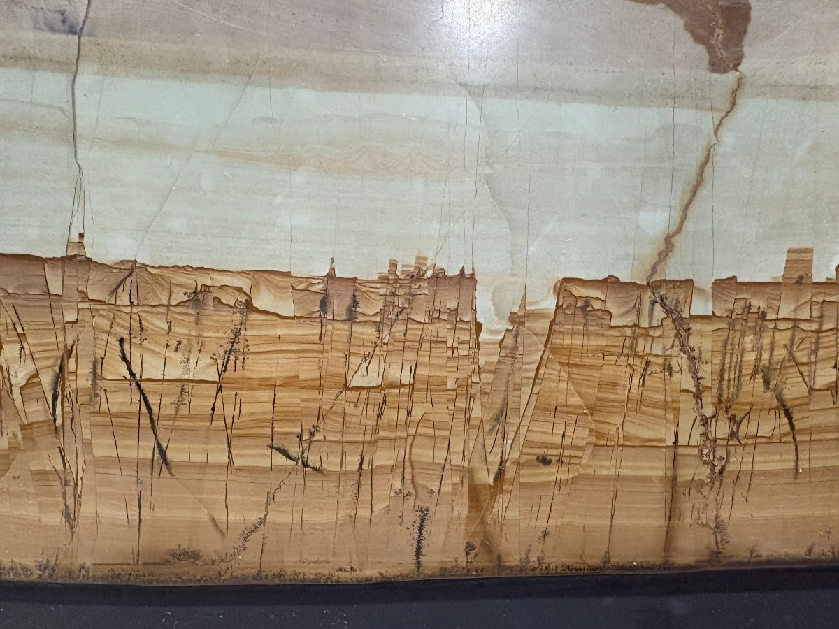 Placca di Pietra Paesina Grand Tour epoca Luigi XVI XVIII secolo-photo-2