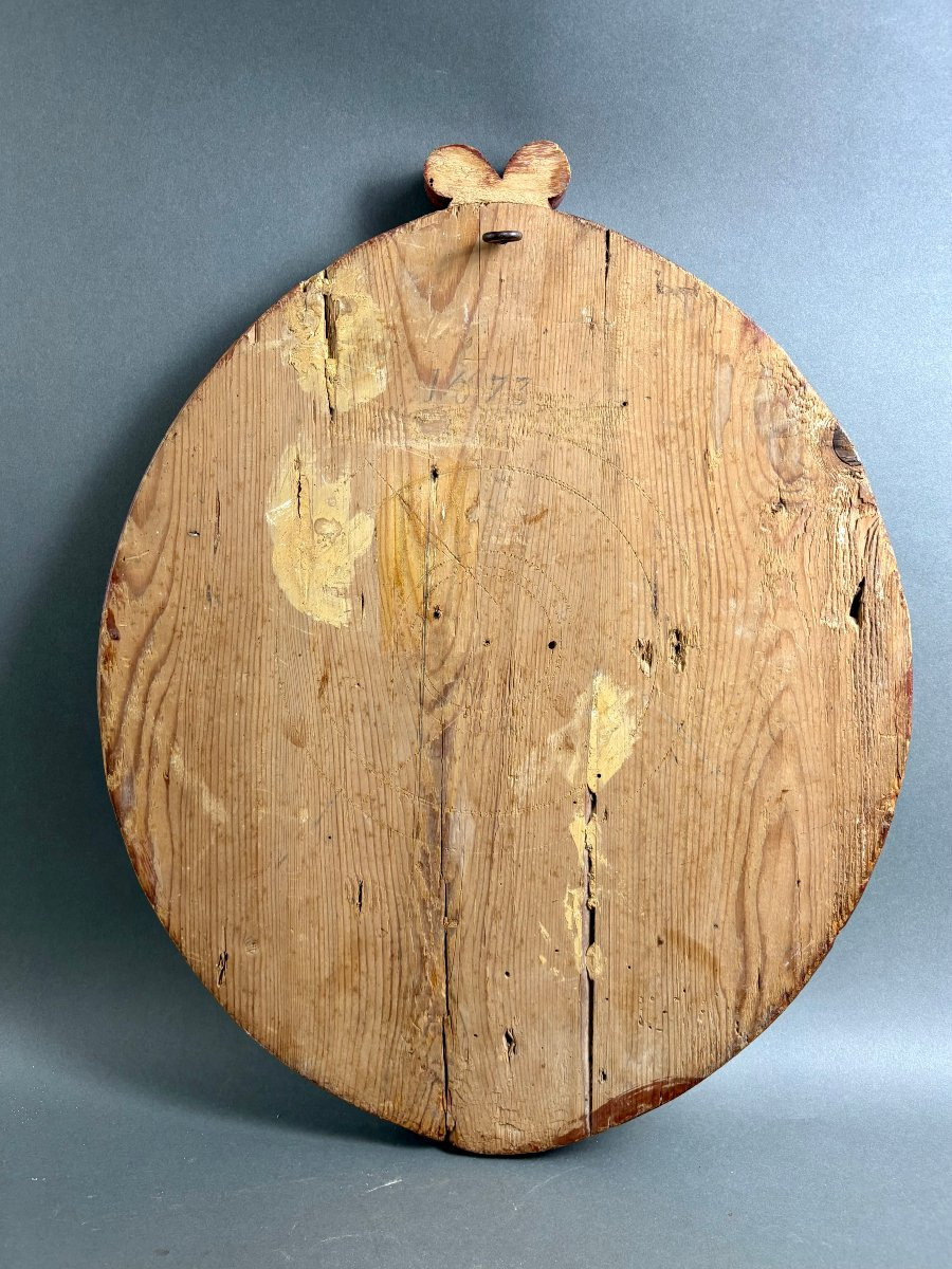 Stemma Gentilizio in Legno Scolpito XVIII secolo-photo-3