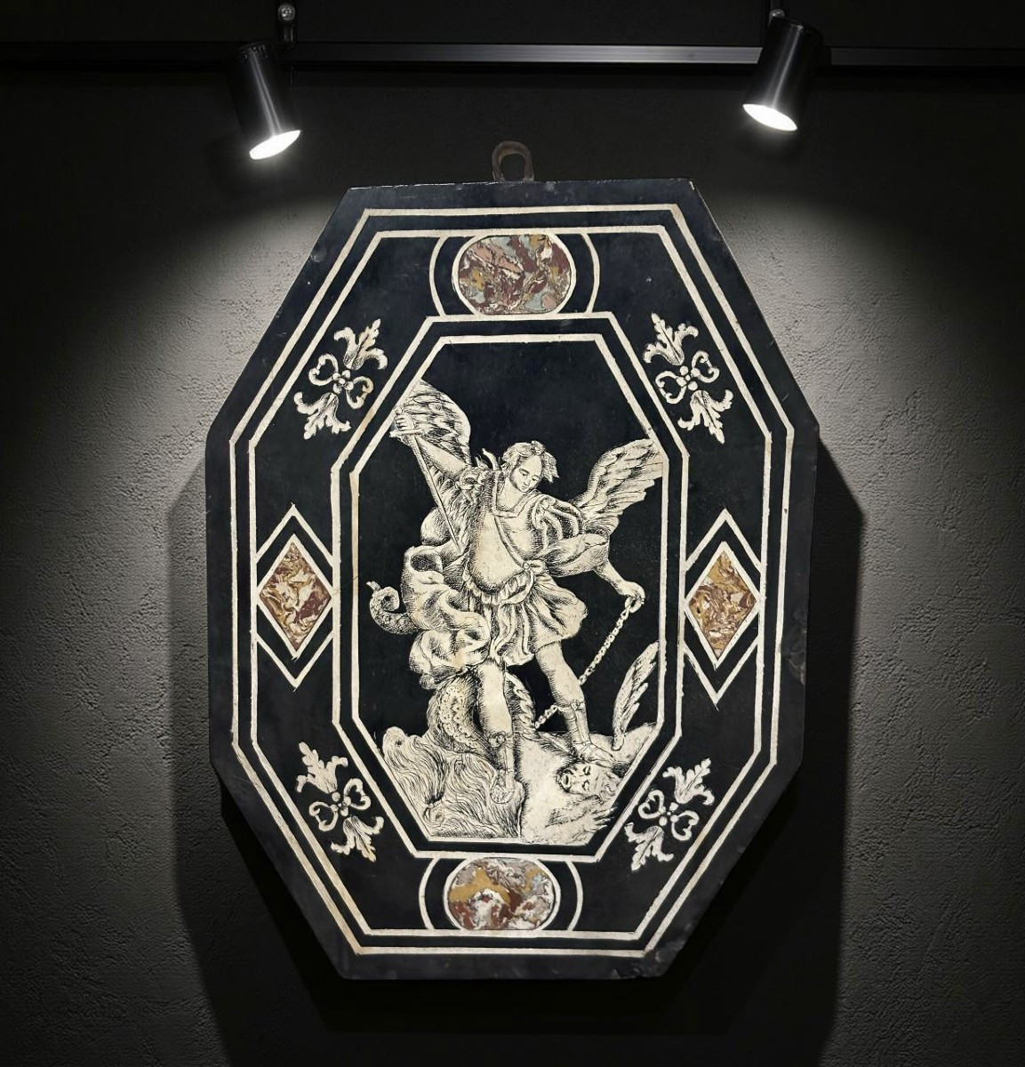 Pannello in Scagliola Manifattura Carpigiana metà del XVII secolo