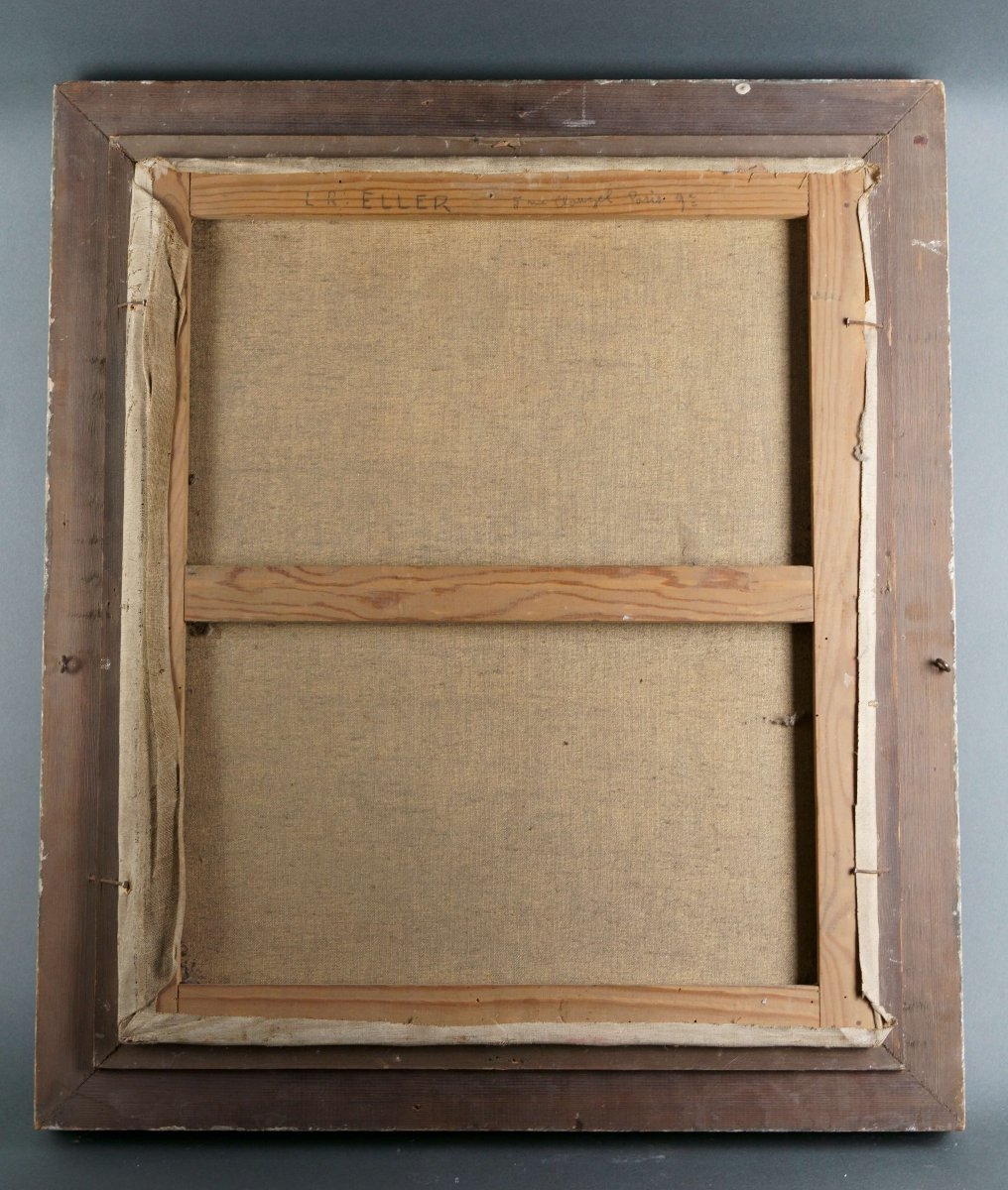 Lucien ROUDIER dit ELLER (1894-1940) Fiori in un Vaso Natura Morta  Espressionista -photo-5