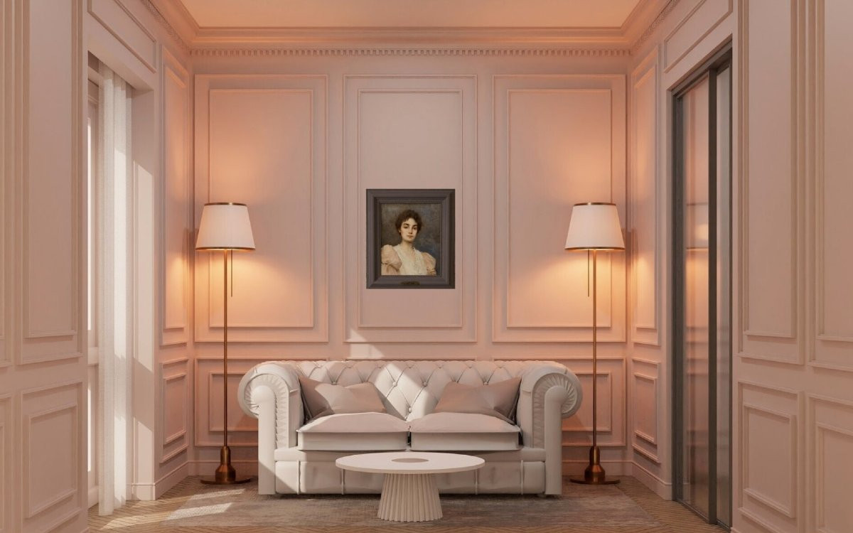 Octave Gallian (1855-1918) "Ritratto di elegante" Firmato e datato 1895-photo-4