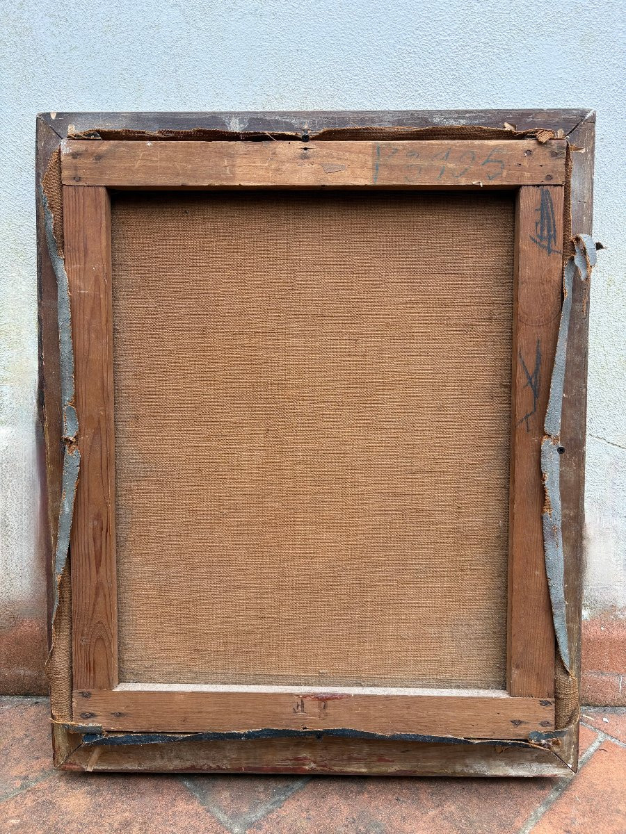 Irène Pagès Post-Impressionismo Ritratto di Ragazza Timbro del Salon-photo-3