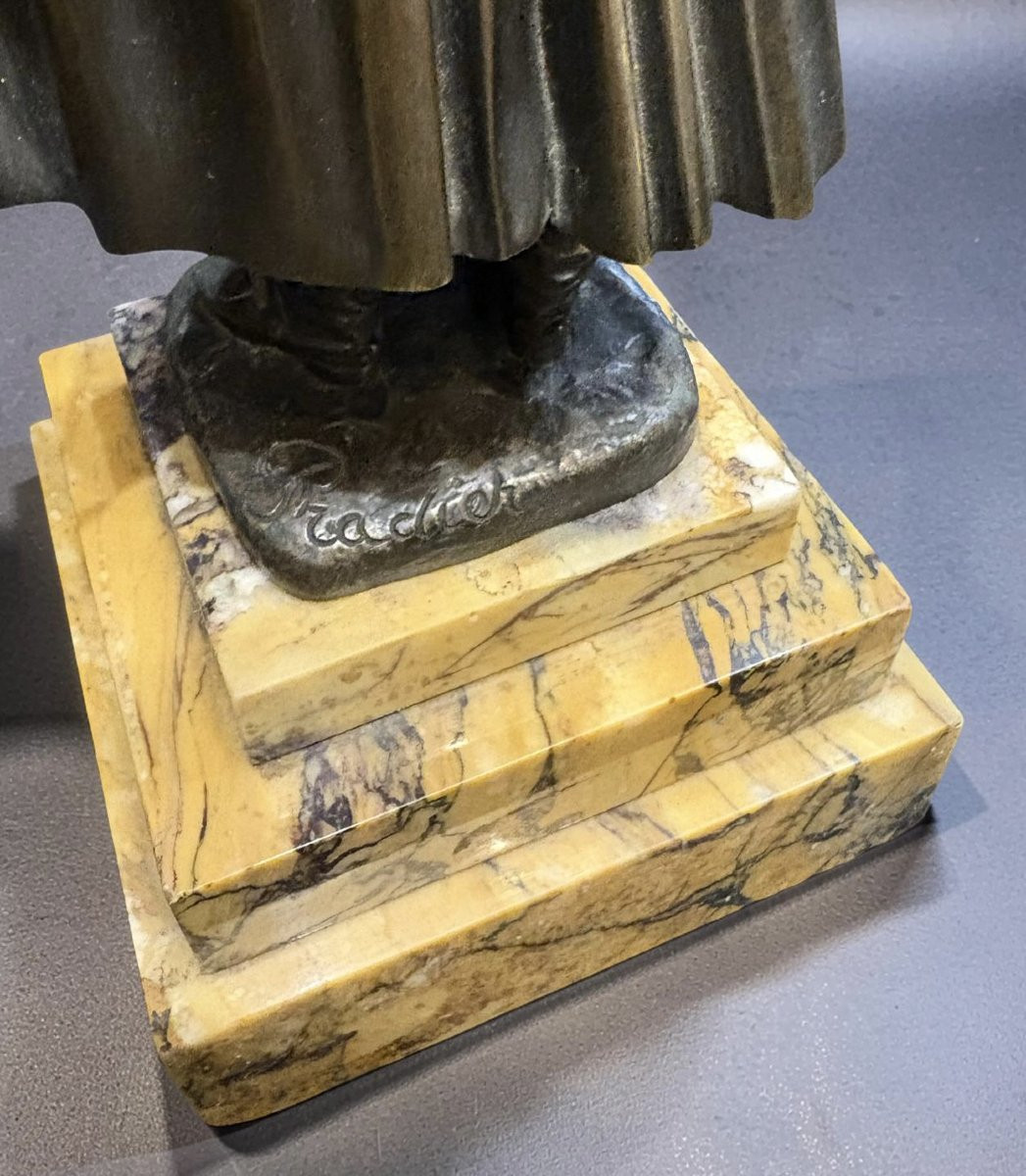 Scultura in Bronzo di Napoleone Bonaparte dopo Pradier XIX secolo-photo-1